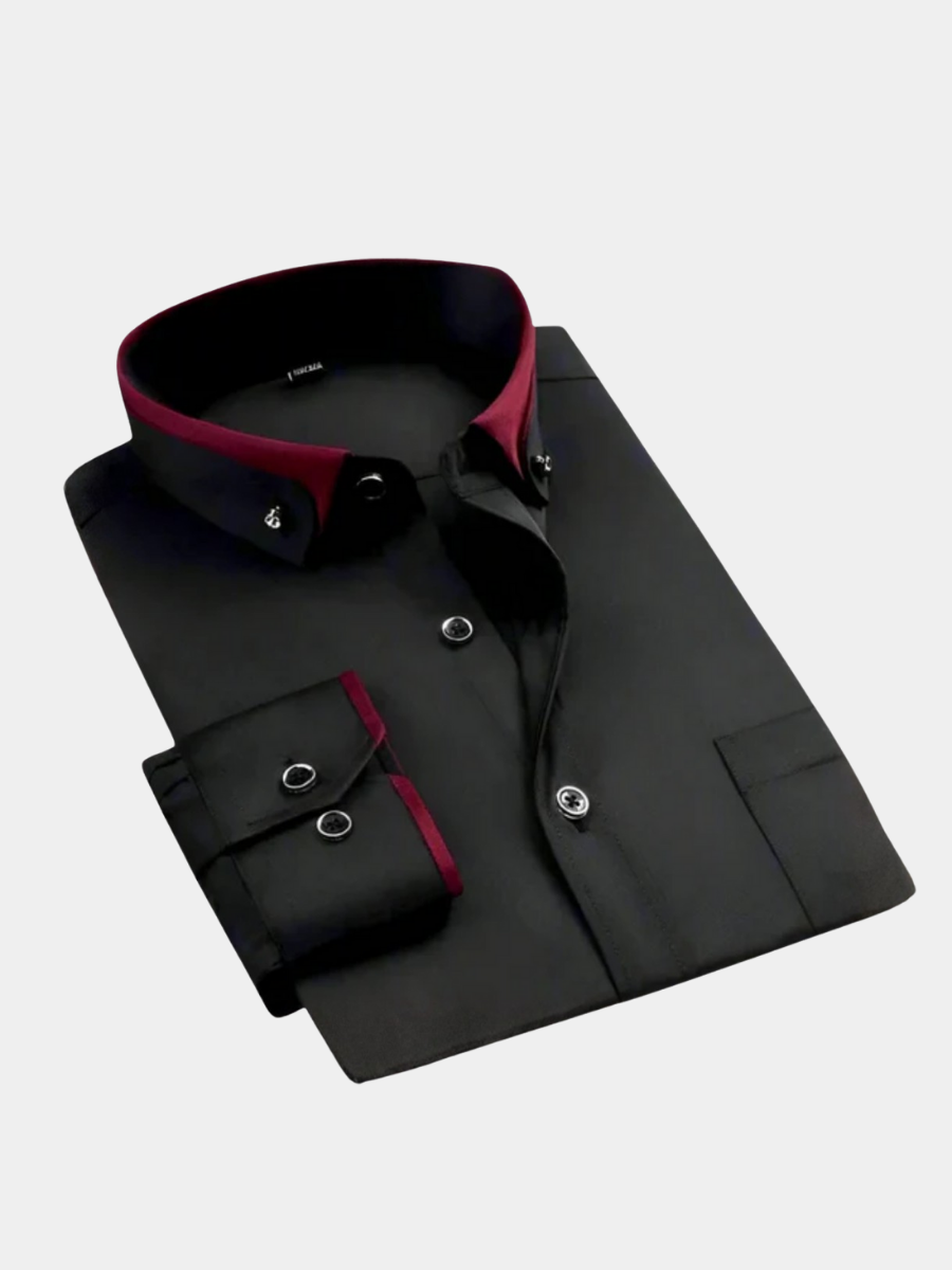 Zacharie – chemise classique ajustée pour homme