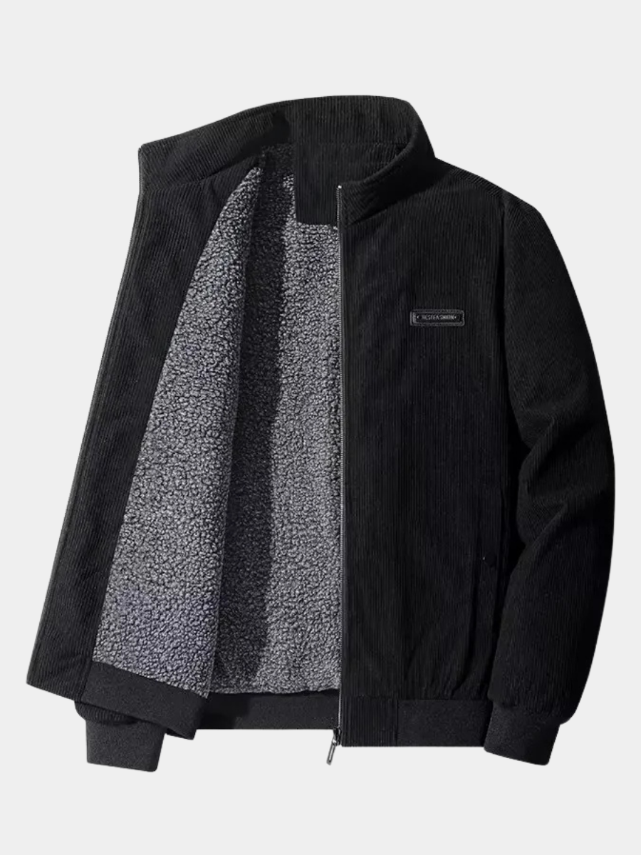 Eugène – veste en velours côtelé doublée polaire pour homme