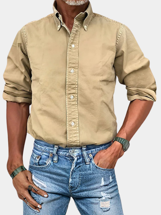 Aldric – chemise infroissable à manches longues pour homme
