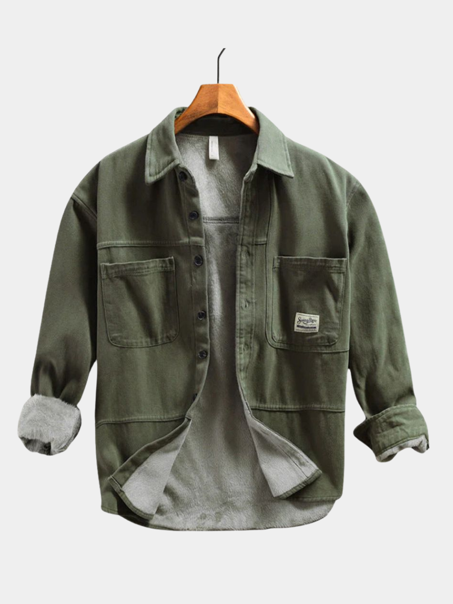 Alban – surchemise cargo en polaire pour homme