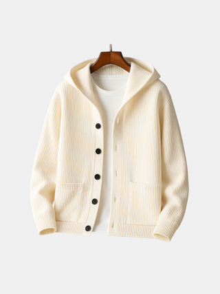 Pierre – cardigan à capuche pour homme