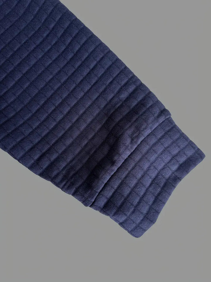 Quentin | Polo texturé à manches longues