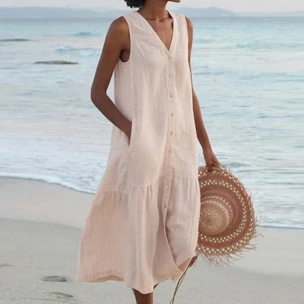 Alma – robe chemise d'été pour femme