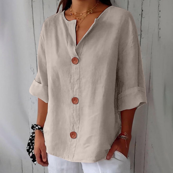 Clara – blouse ample en lin pour femme