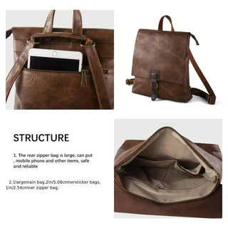 Jeanne | Sac à dos vintage polyvalent