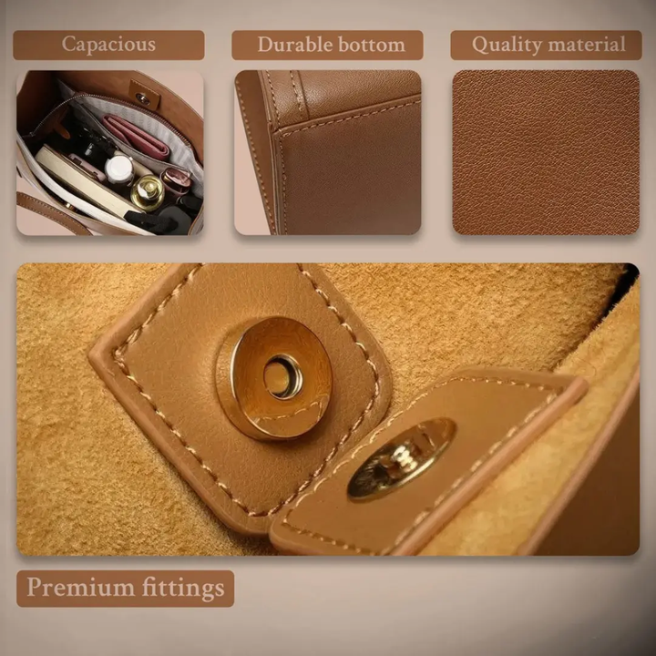 Gabrielle | Sac à main en cuir souple