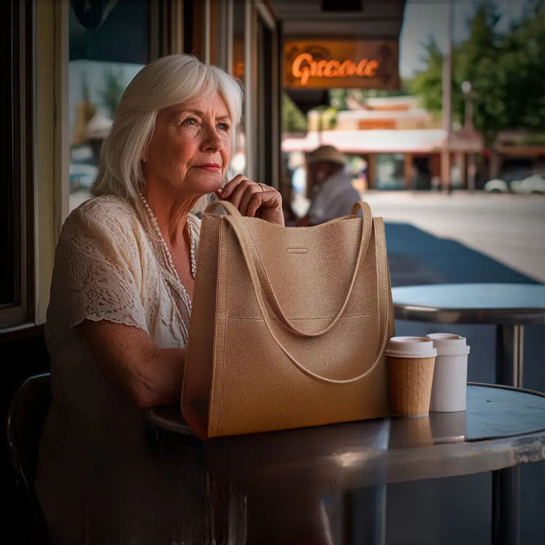 Gabrielle | Sac à main en cuir souple