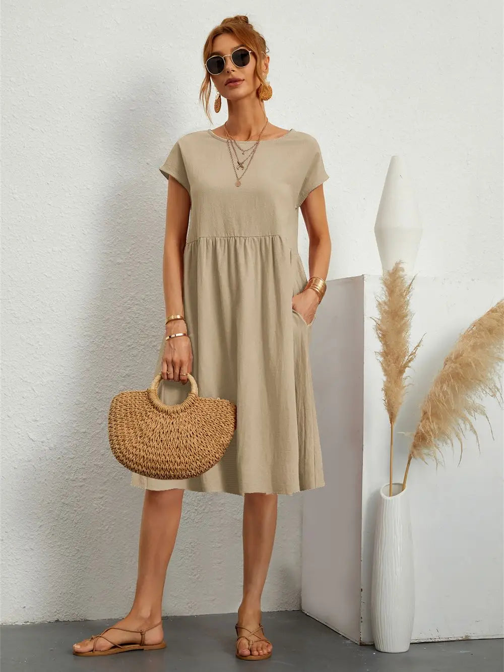 Sage | Robe décontractée chic