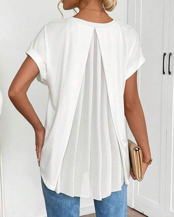 Estella | T-shirt patchwork décontracté
