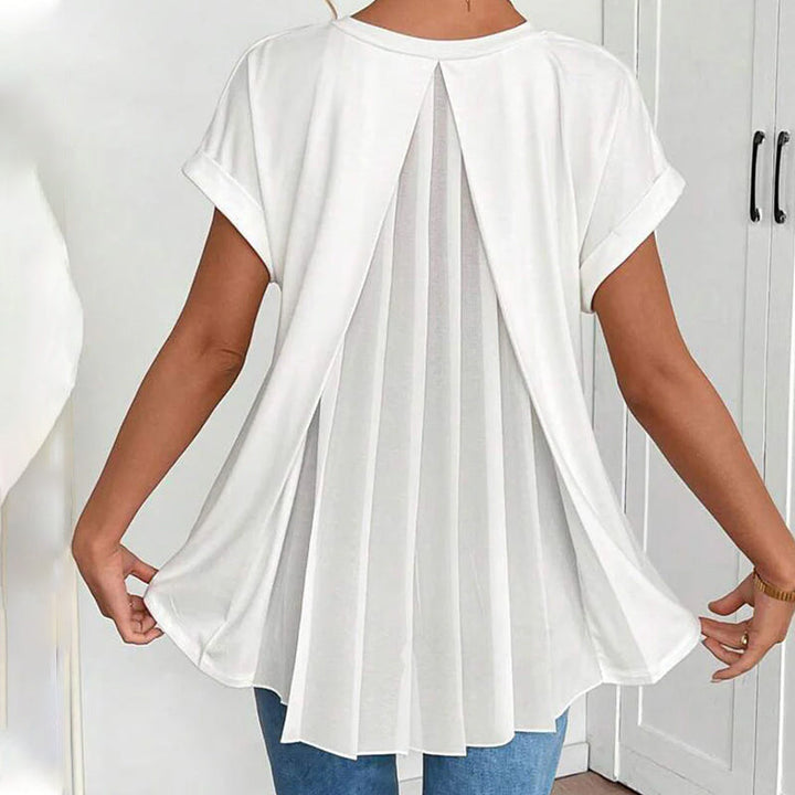 Estella | T-shirt patchwork décontracté