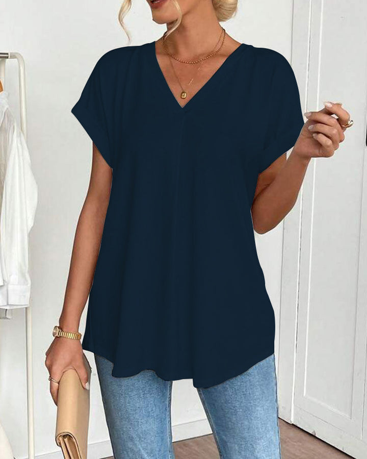 Estella | T-shirt patchwork décontracté