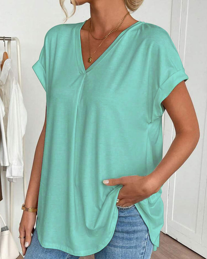 Estella | T-shirt patchwork décontracté