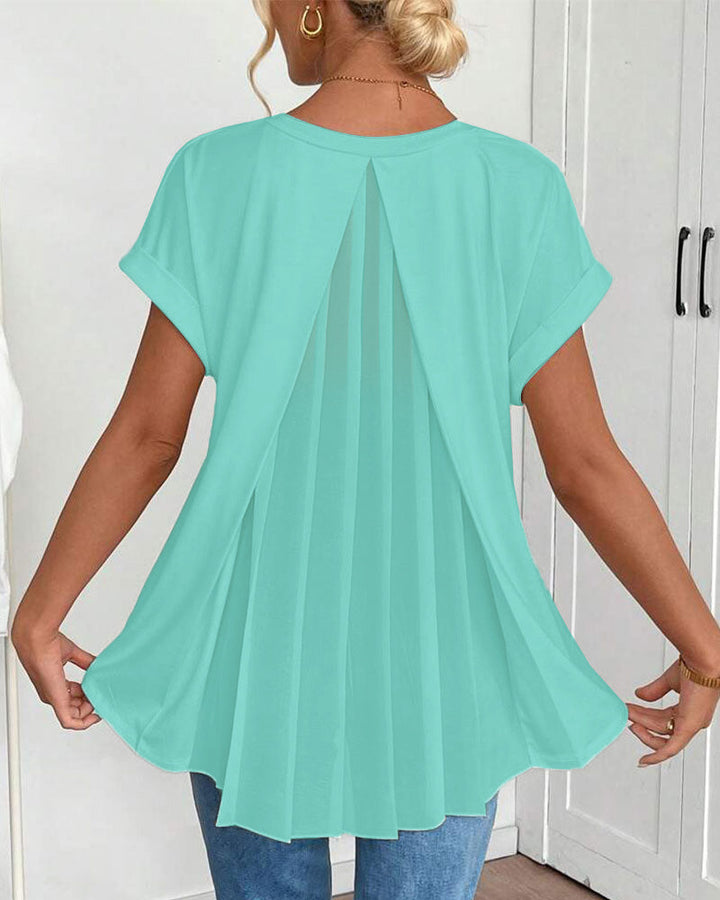 Estella | T-shirt patchwork décontracté