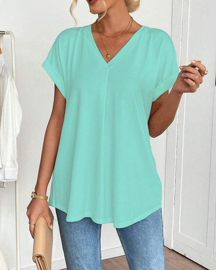 Estella | T-shirt patchwork décontracté