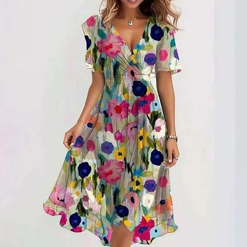 Yara | Robe florale élégante