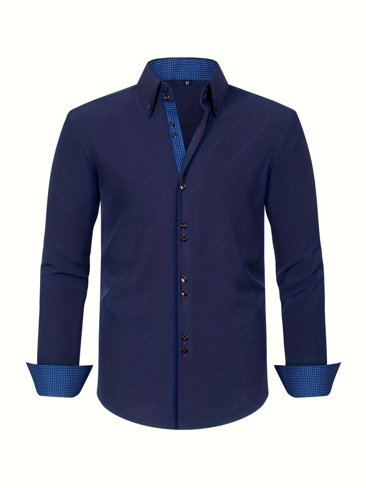 Adrien | Chemise légère à détails contrastés