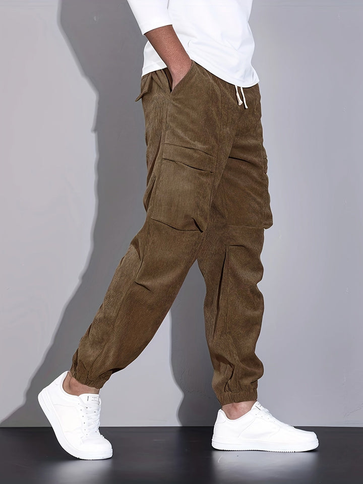 Roch | Pantalon cargo en velours côtelé