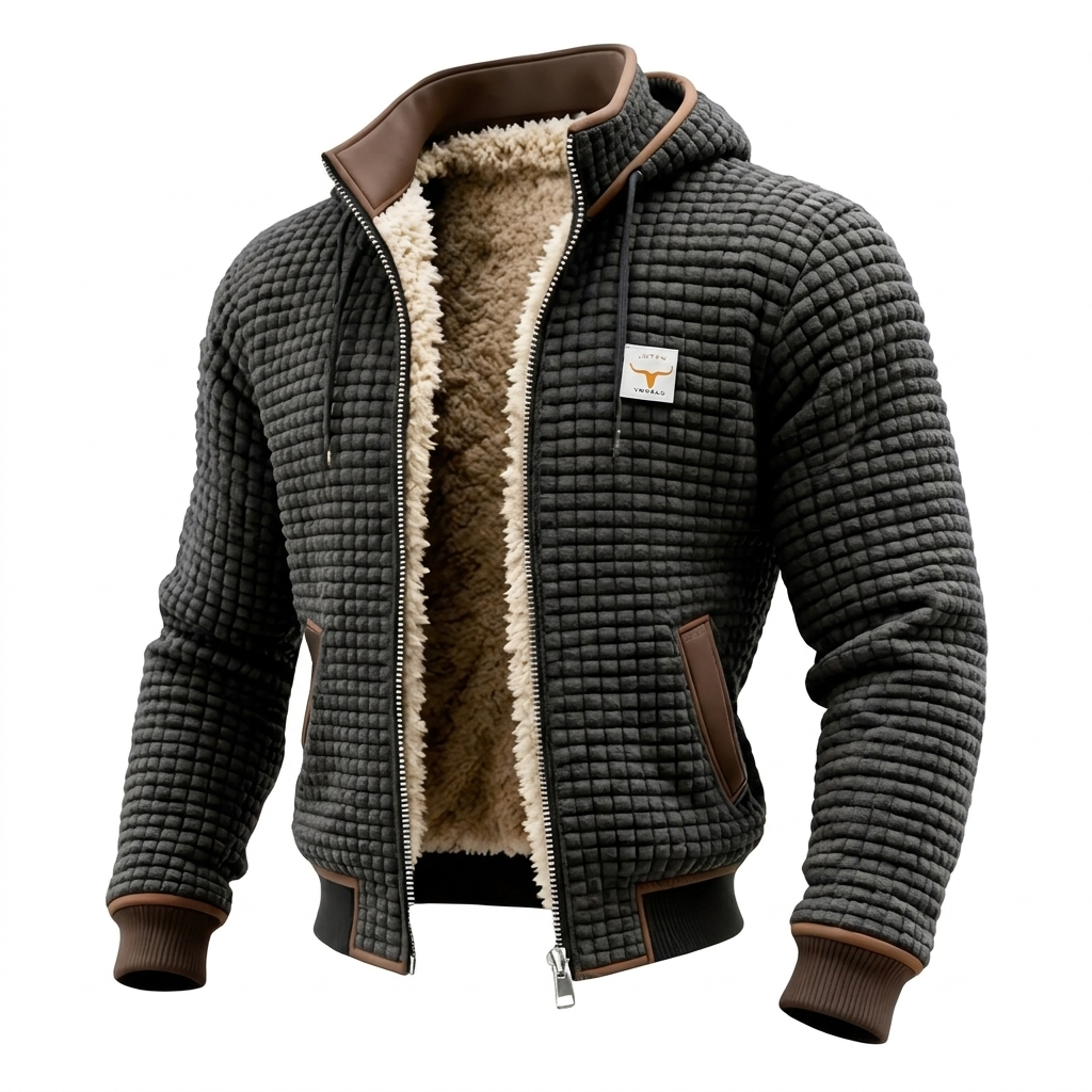 Laluna – veste rétro à capuche pour homme