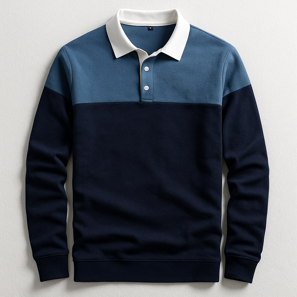 Bernard – polo à manches longues pour homme