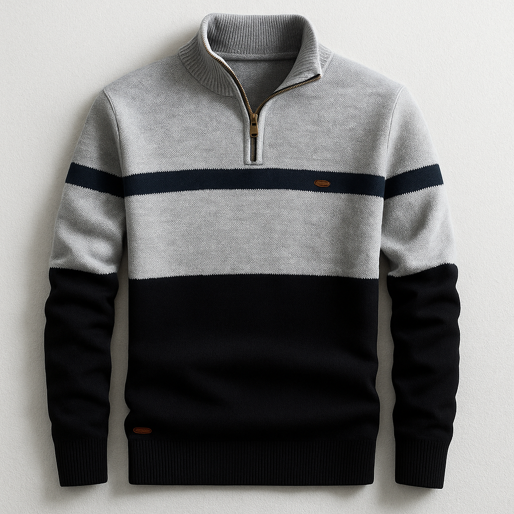 Rémy | Pull col zippé