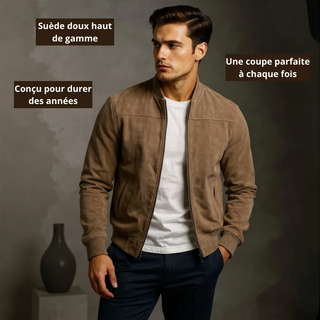 Évariste | Veste bomber en daim