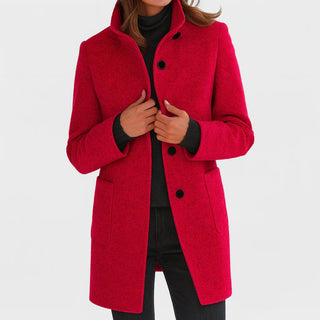 Joséphine | Manteau élégant à col montant
