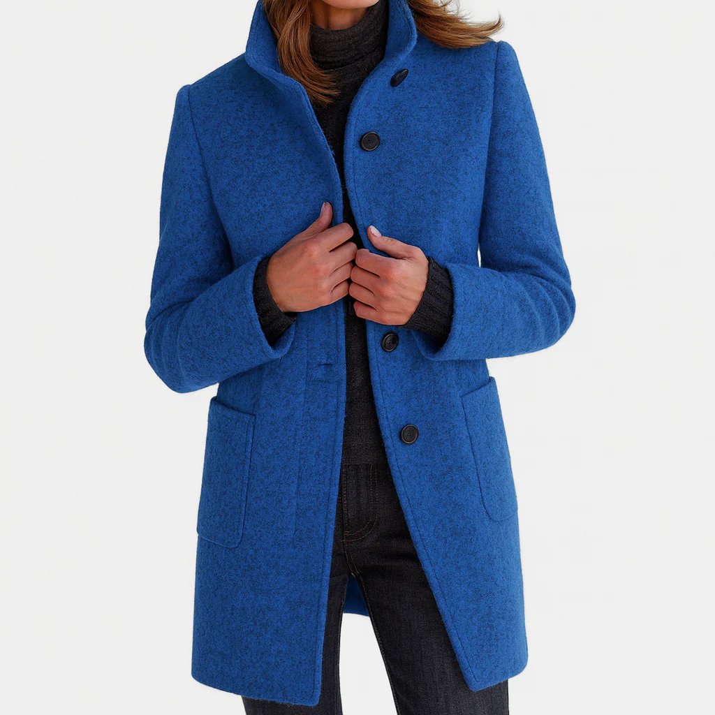 Joséphine | Manteau élégant à col montant