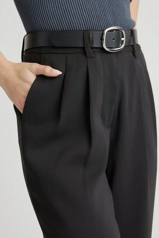 Marine | Pantalon jambes larges